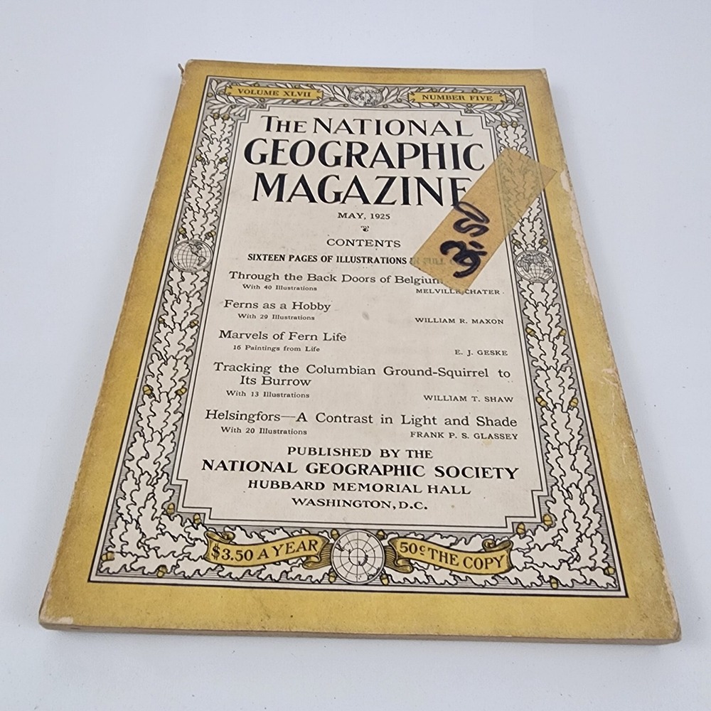 National Geographic Magazine May‎ 1925 No  Insert